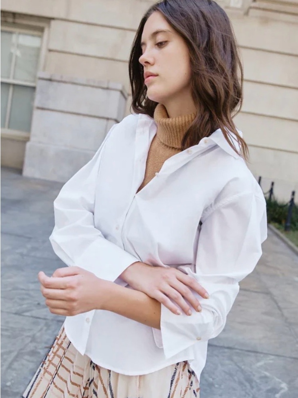 Tanya Taylor White Button-Down Shirt